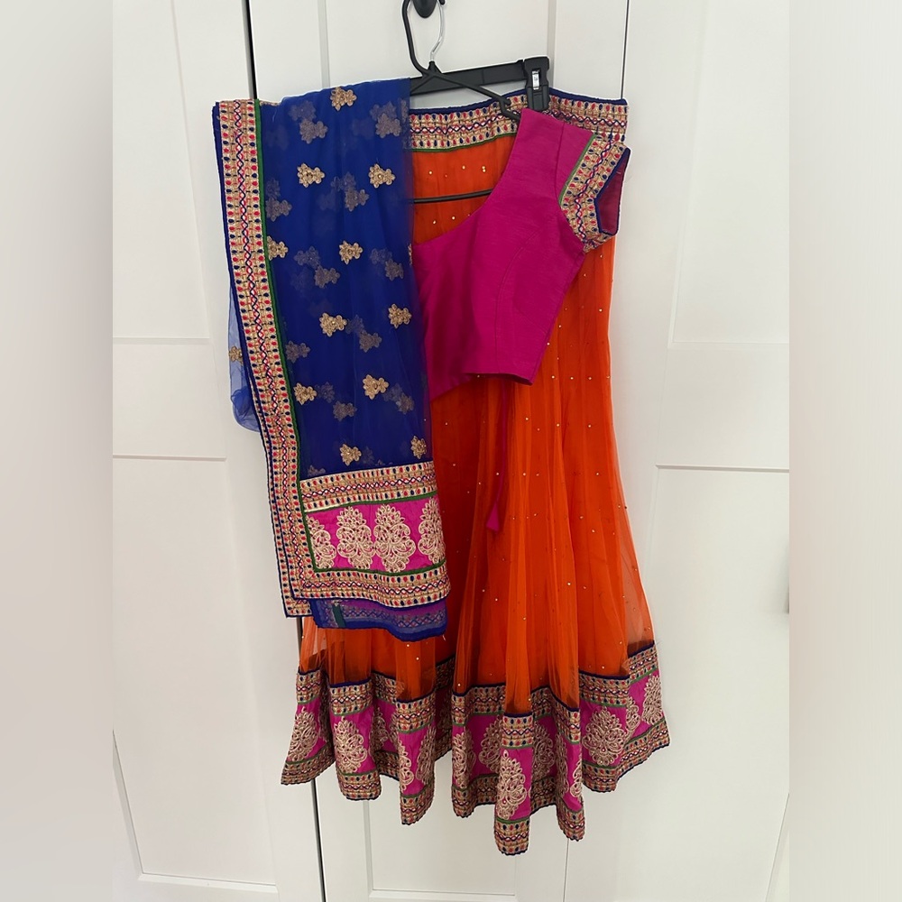 3-Piece Lengha Chaniya Choli Set